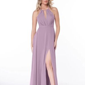Azazie Evalleen dress size A2 color dusk